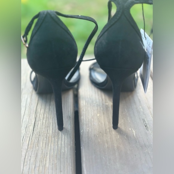NWT Black Women’s Mango Suede Stiletto Heels 🐎 Sz 38! - Picture 7 of 9